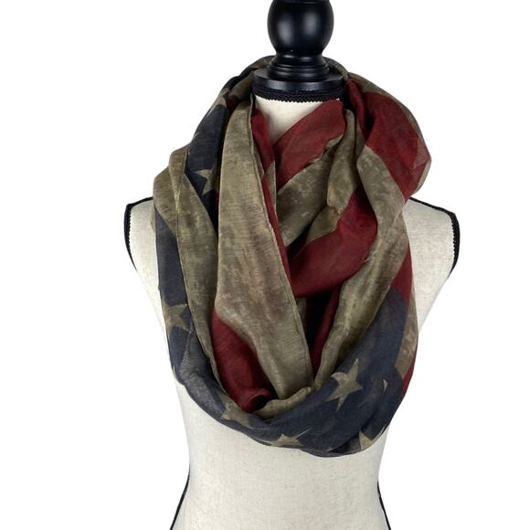 American flag infinity scarf - Picture 4 of 4